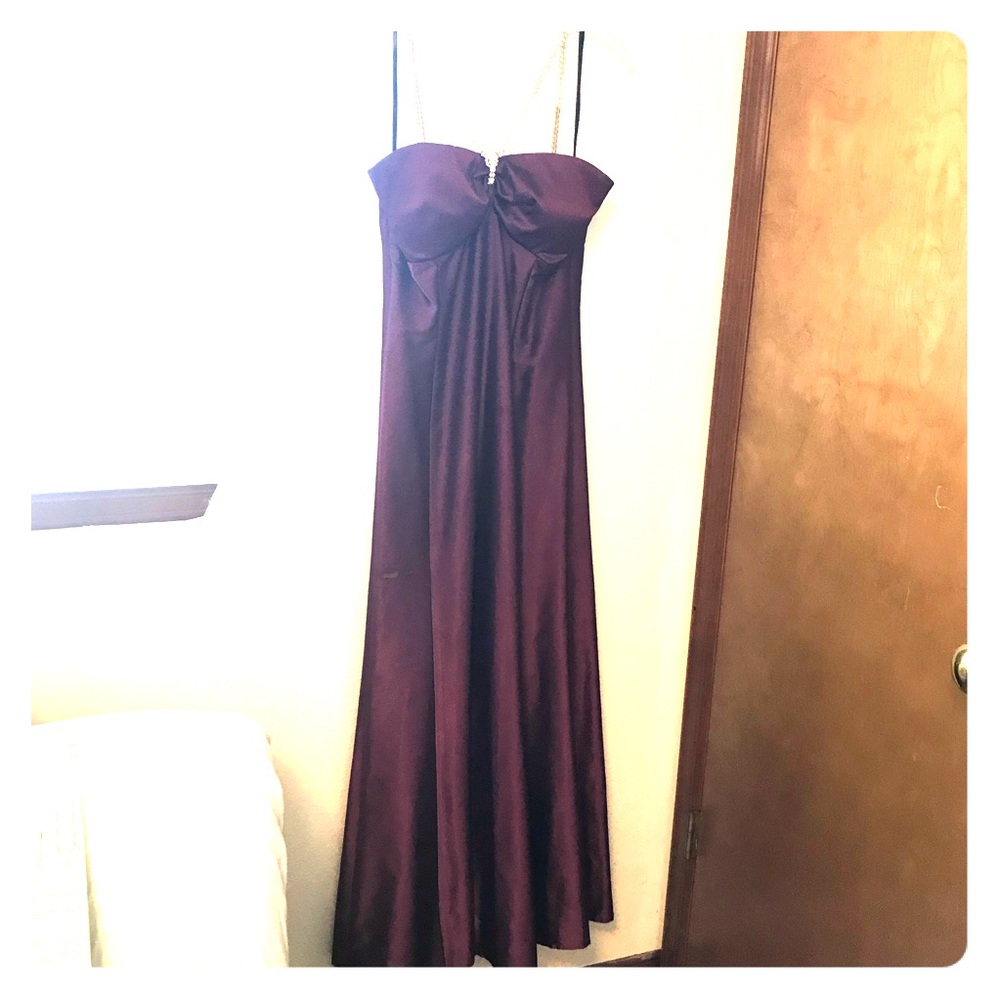 Plum Prom Dress